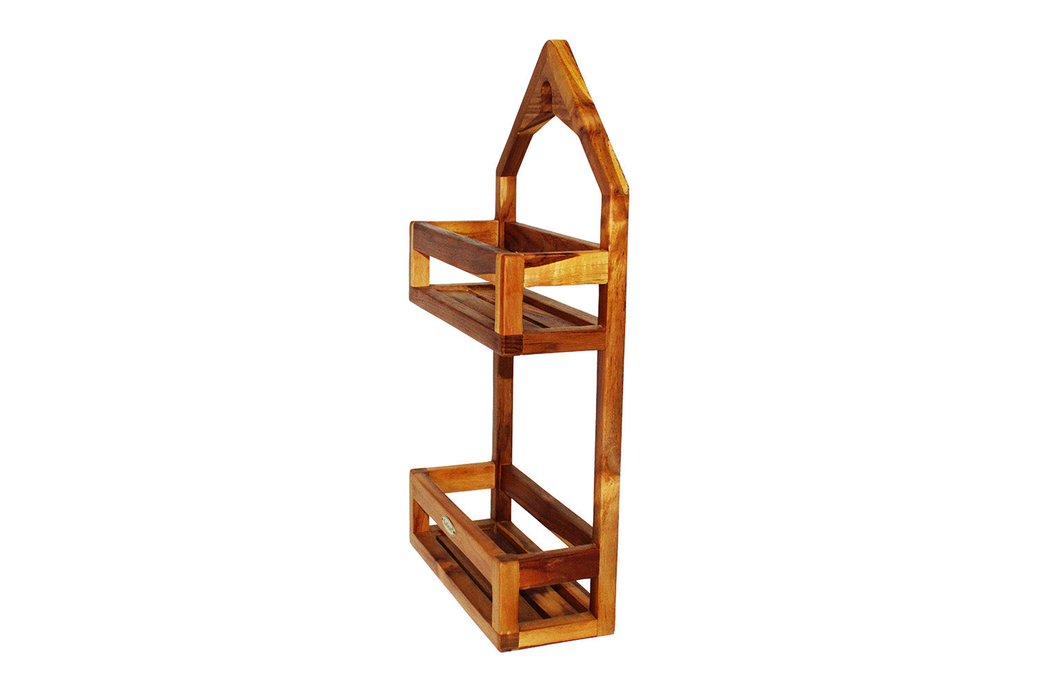 EcoDecors Teak Hanging Shower Caddy 22.25" x 11.8"