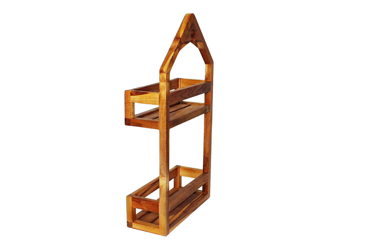 EcoDecors Teak Hanging Shower Caddy 22.25" x 11.8"