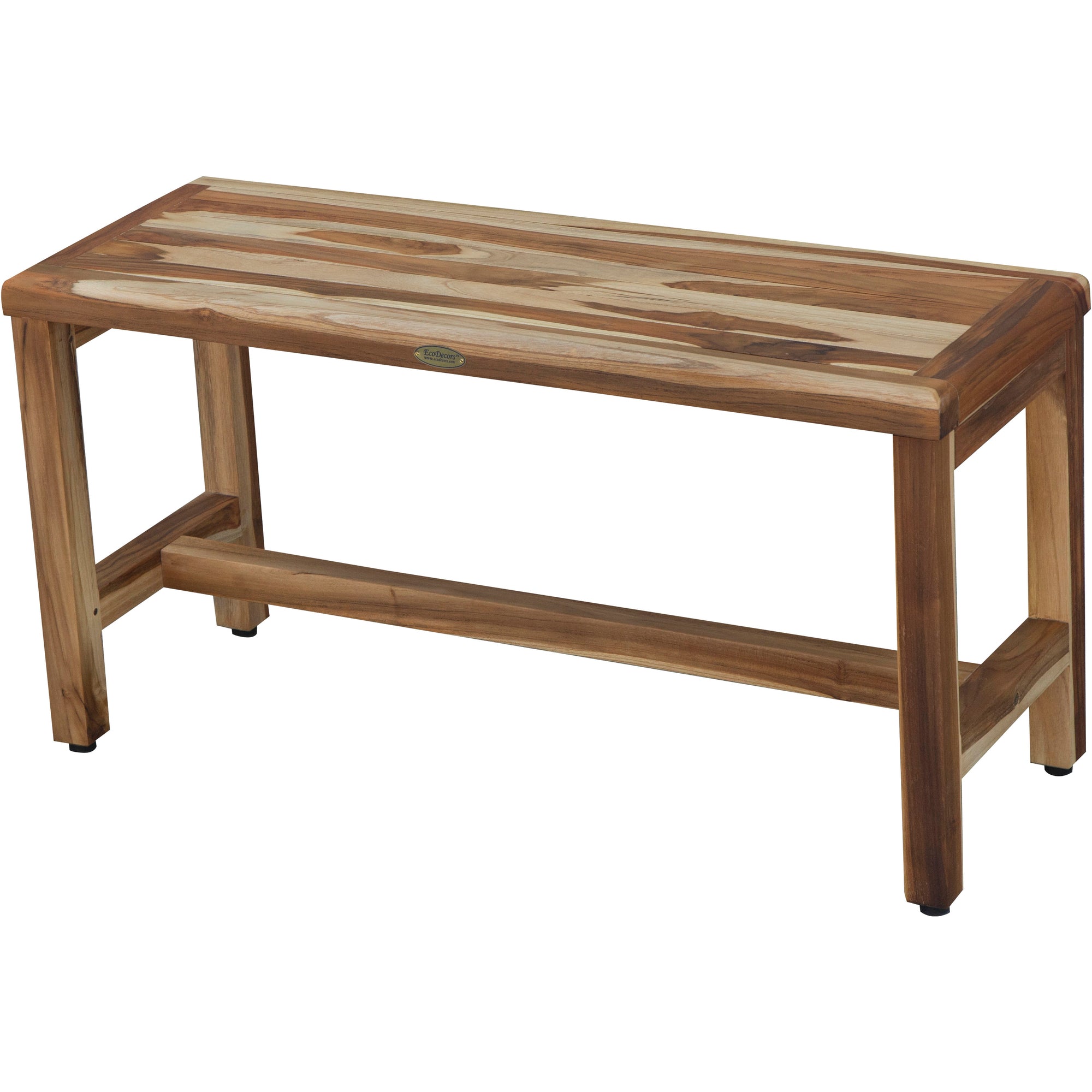 EcoDecors® Eleganto® 47" Teak Wood Shower Bench in EarthyTeak Finish