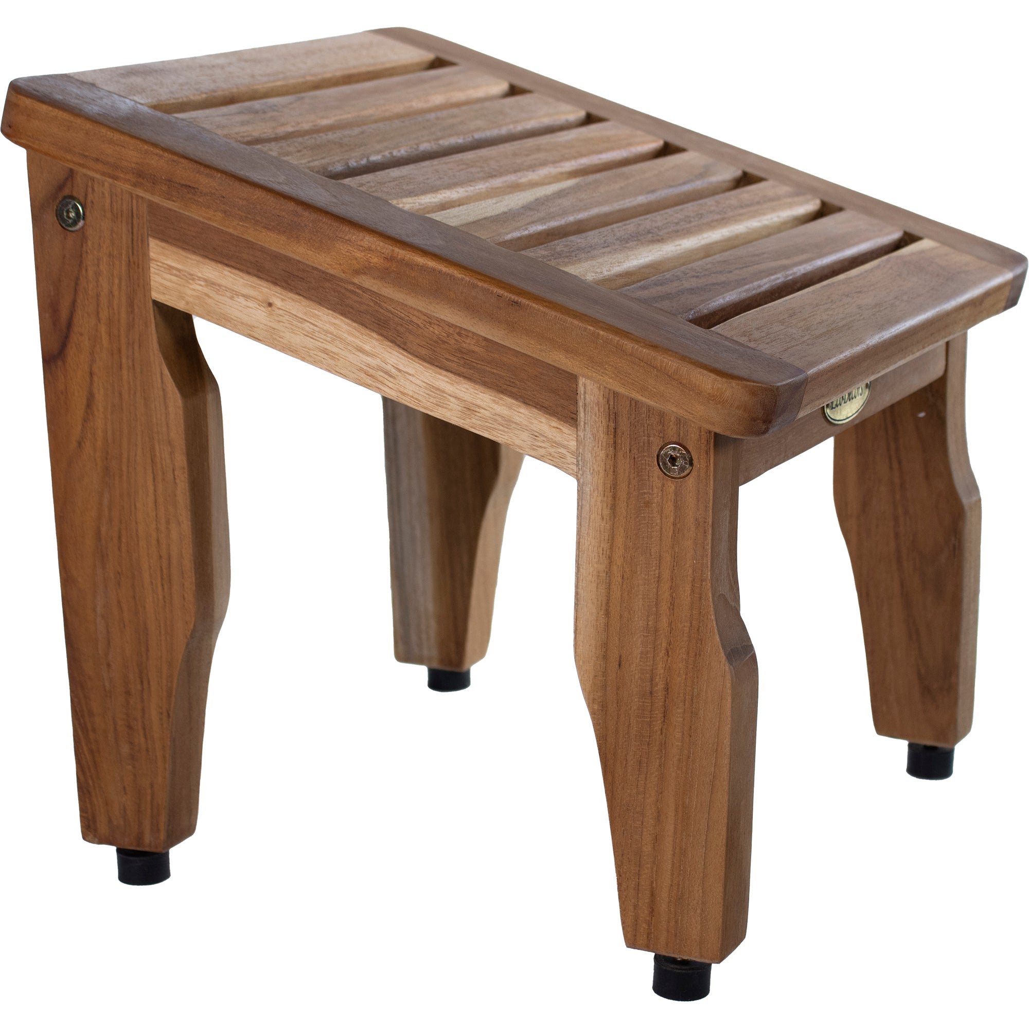 EcoDecors® Eleganto® 12” Teak Bathroom Shaving Foot Rest
