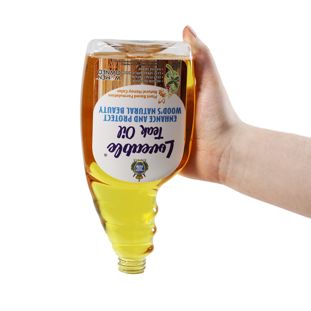 Loveable® Teak and Wood Protective Oil in 24 oz. Spray Bottle