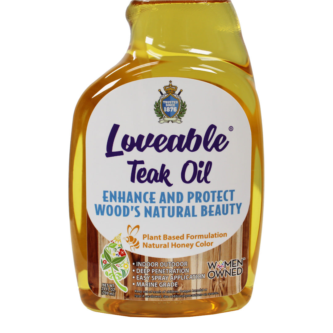 EcoDecors Loveable 24 oz Spray Bottle Teak Oil - 2 Pack