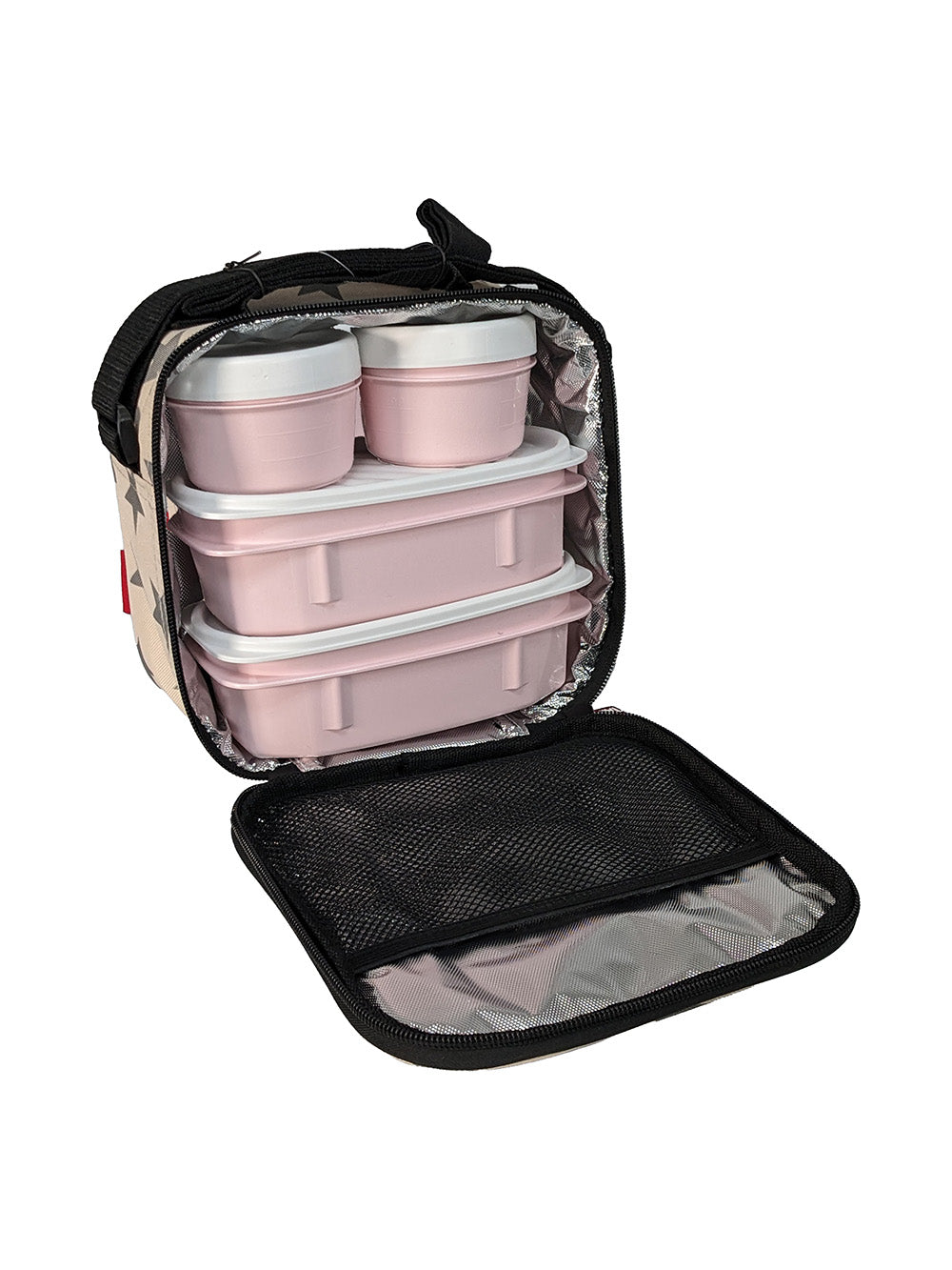 Tatay Pink Starred Lunch Box | Fun & Leak-Proof, BPA-Free Design