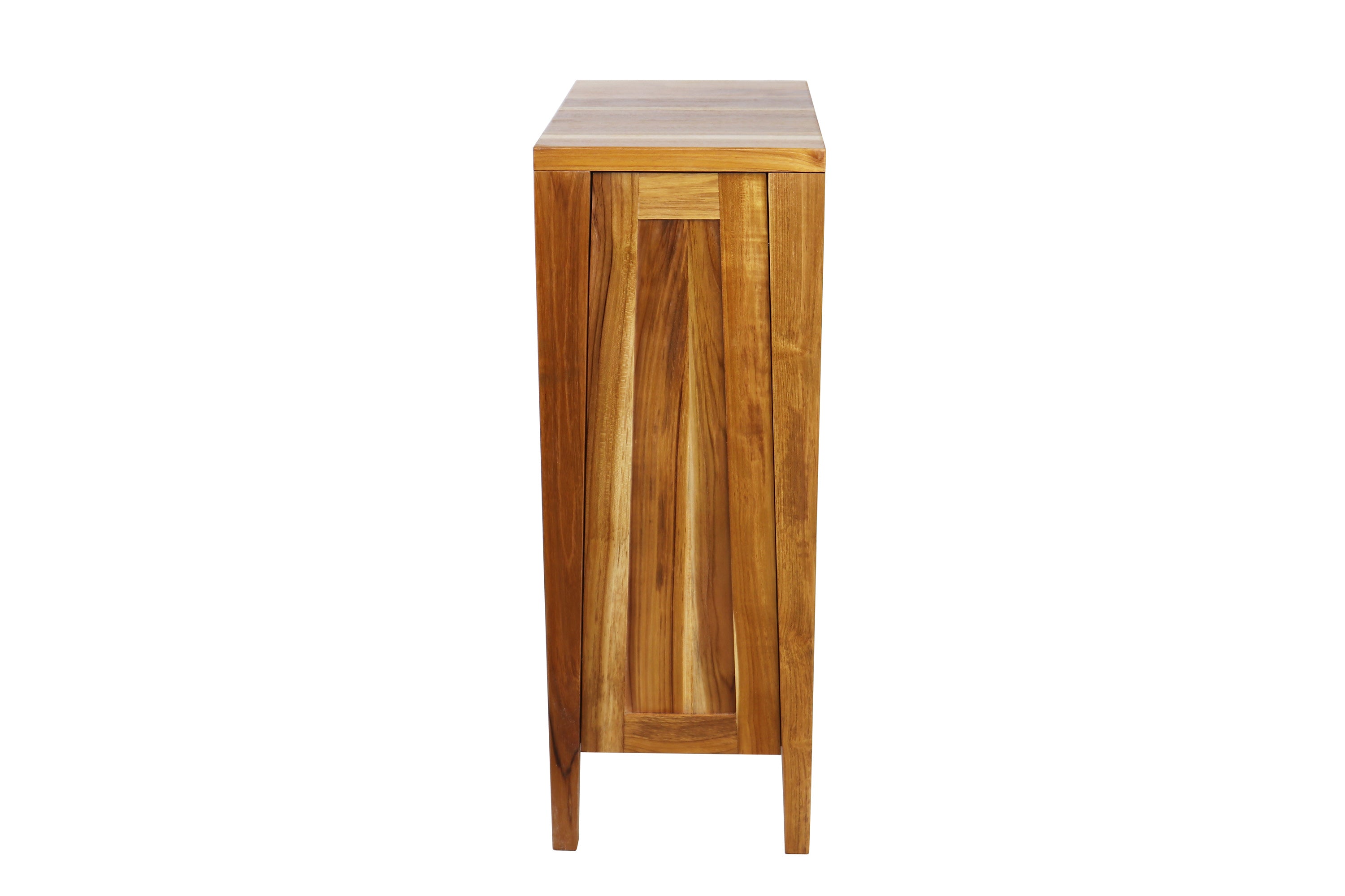 Significado® 24" Teak Wood Bathroom Vanity - Signifiacado® 12”L Modular Compact Side Vanity with Shelves - Signifiacado® 12”L Modular Compact Side Vanity with Door - Significado® 24" x 35" Teak Wood Wall Mirror