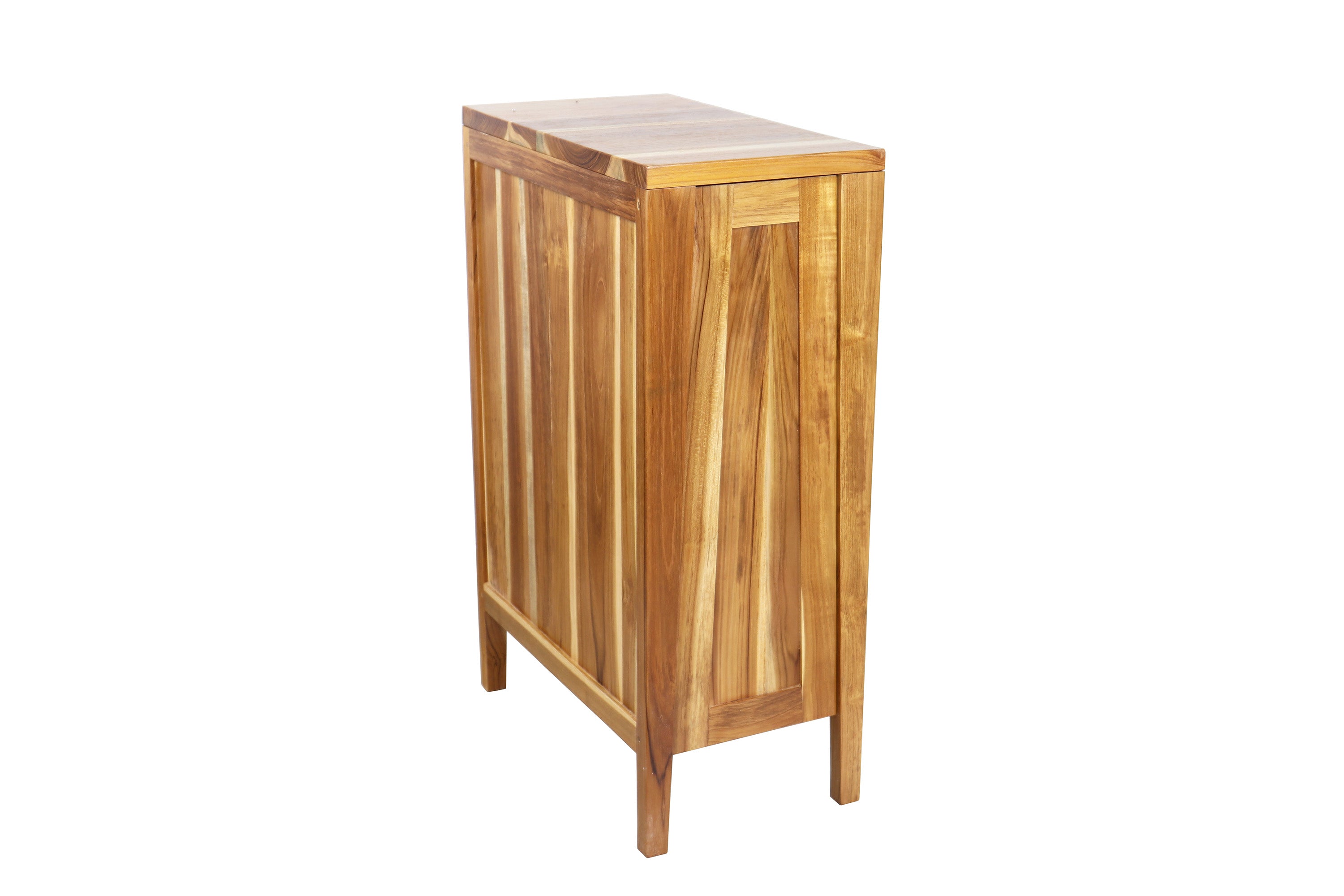 Significado® 24" Teak Wood Bathroom Vanity - Signifiacado® 12”L Modular Compact Side Vanity with Shelves - Signifiacado® 12”L Modular Compact Side Vanity with Door - Significado® 24" x 35" Teak Wood Wall Mirror