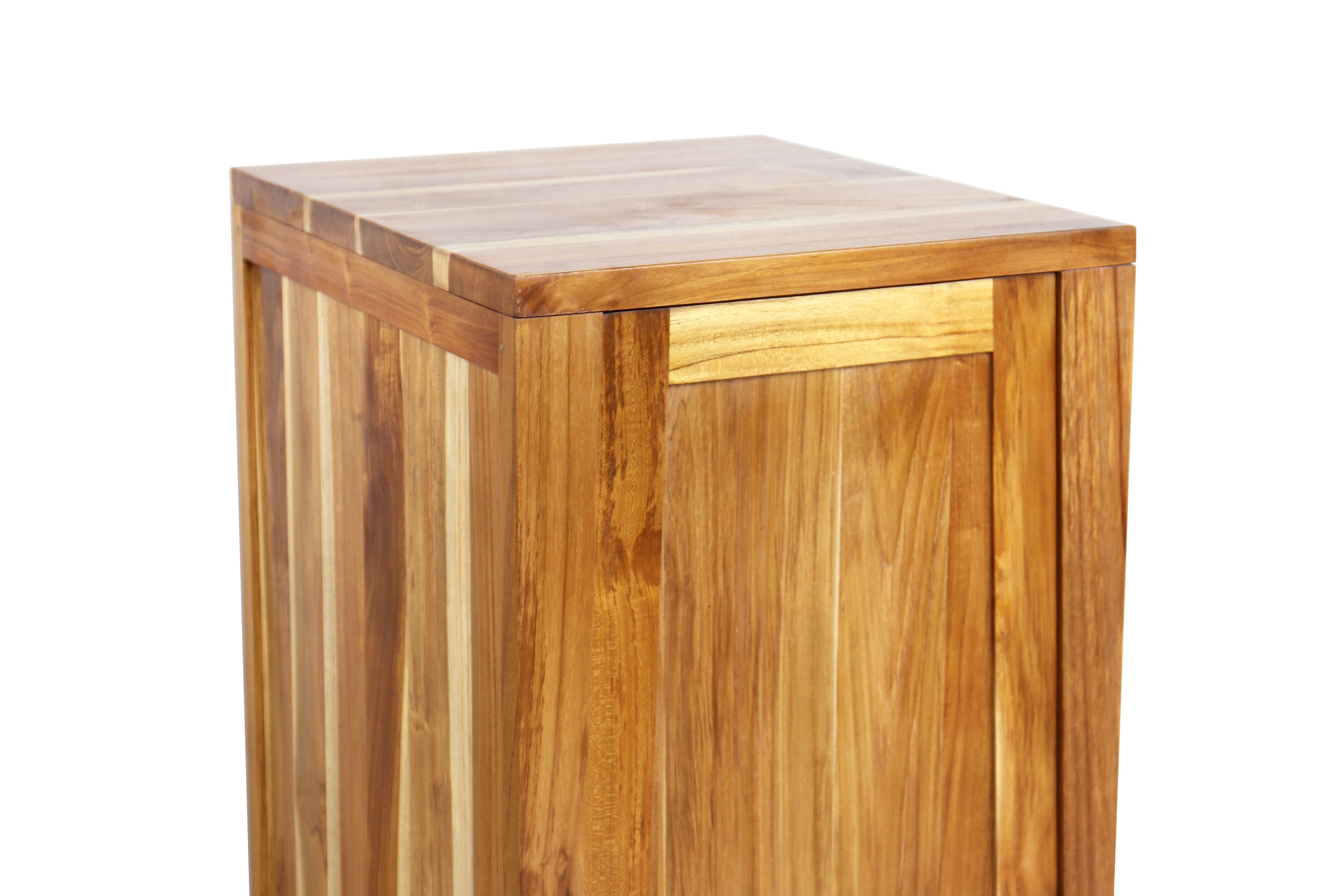 Significado® 30" Teak Wood Bathroom Vanity - Signifiacado® 18”L Modular Compact Side Vanity with Door- Significado® 24" x 35" Teak Wood Wall Mirror
