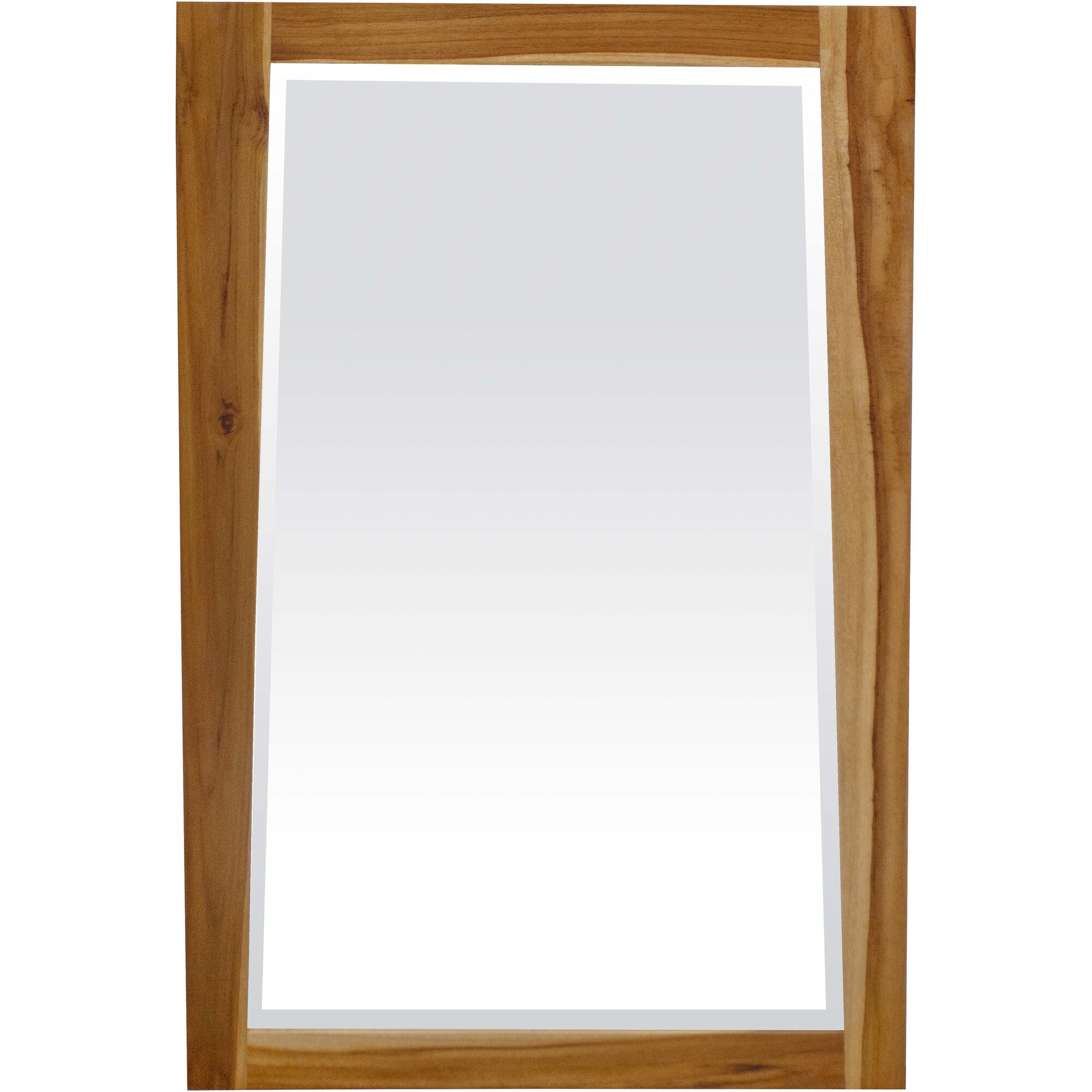 Significado® 24" Teak Wood Bathroom Vanity - Signifiacado® 12”L Modular Compact Side Vanity - Significado® 24" x 35" Teak Wood Wall Mirror