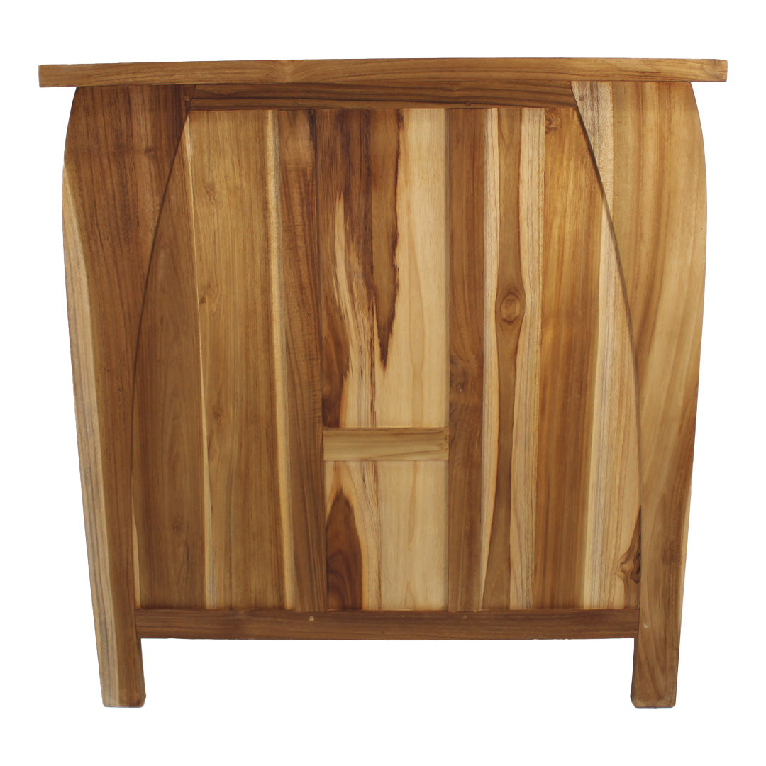 EcoDecors® Tranquility® 30" Teak Wood Free Standing Bathroom Vanity in EarthyTeak Finish