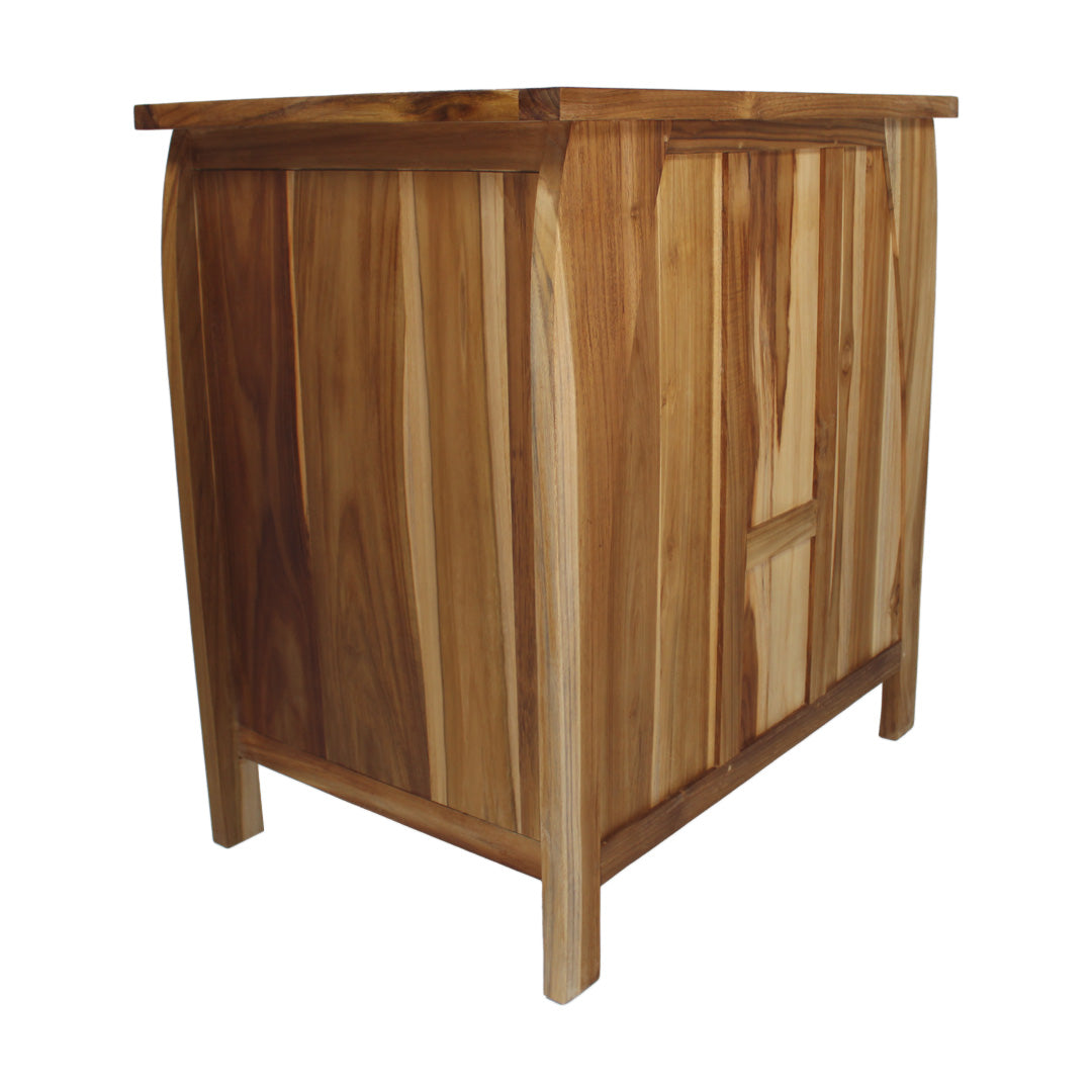 EcoDecors® Tranquility® 30" Teak Wood Free Standing Bathroom Vanity in EarthyTeak Finish