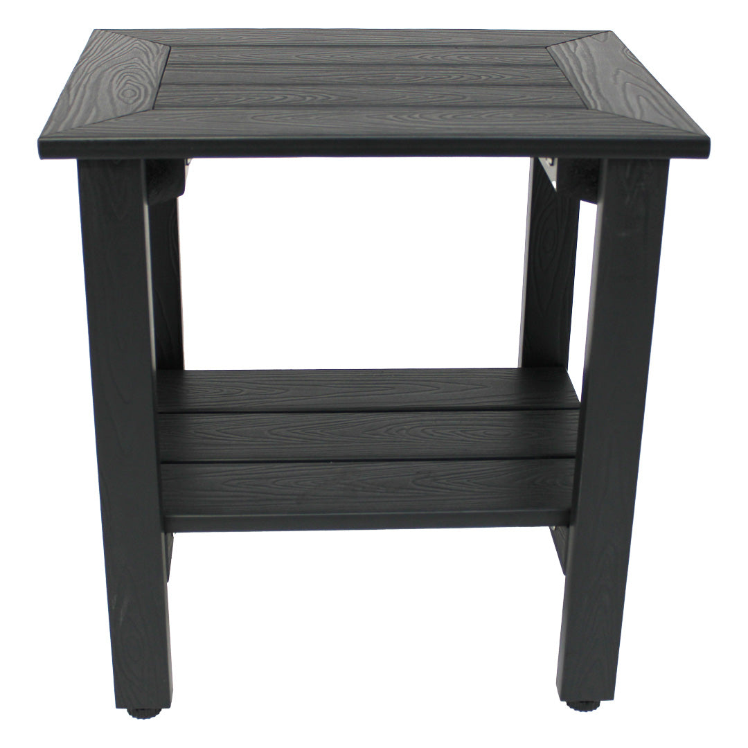 Zen® Black Faux Wood Shower Bench