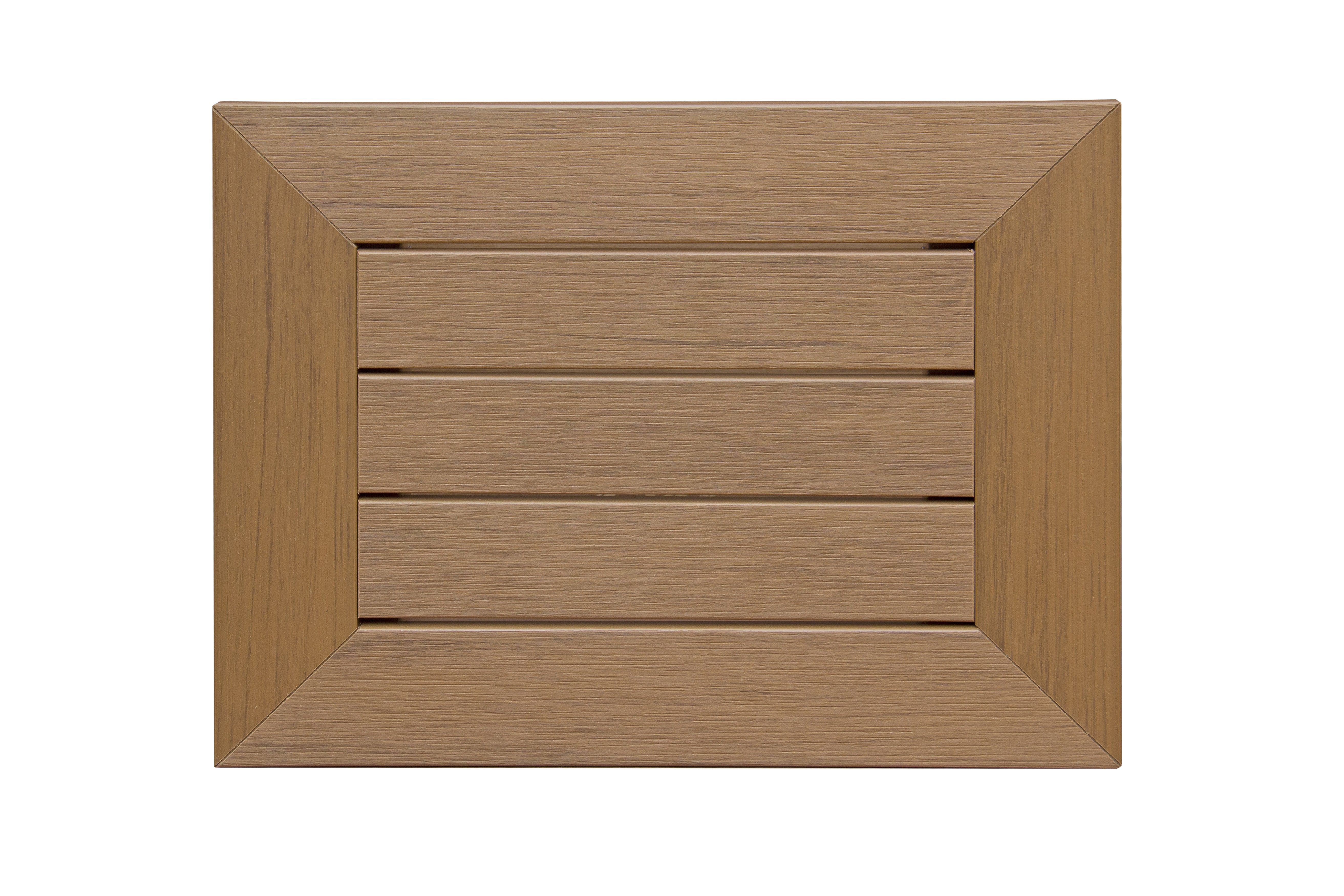 Zen® Brown Faux Wood Shower Bench