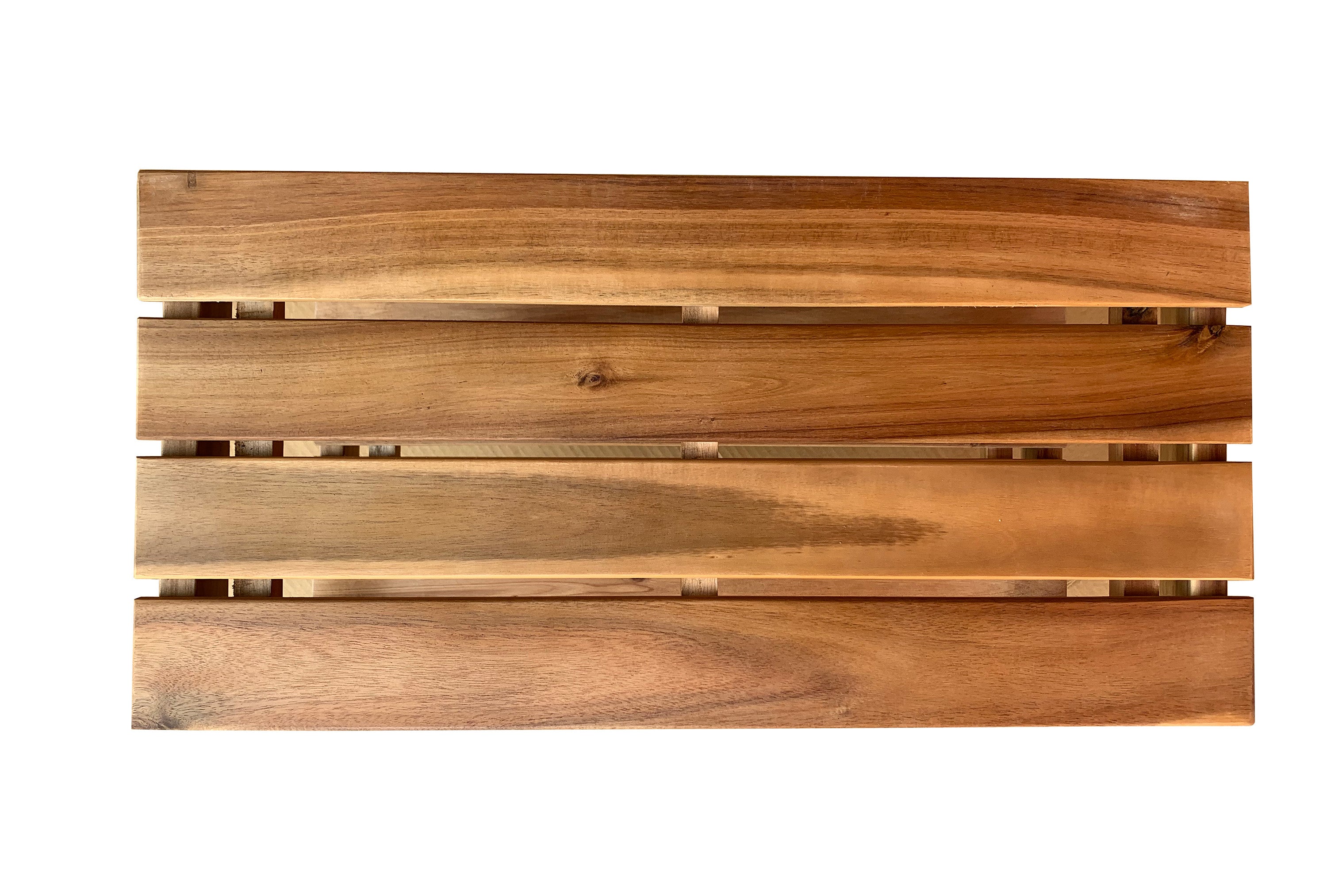 Zen® Acacia Wood 24" Length Shower Bench with Shelf