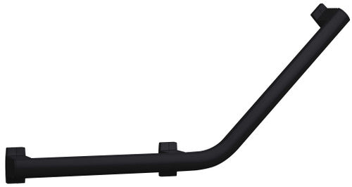 Ellipso ebony gray compact angled grab bar