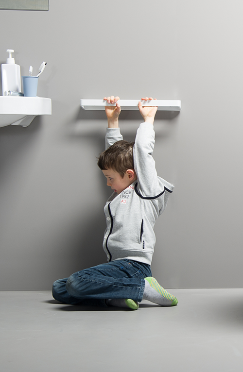 combo grab bar shelf ada aging in plae