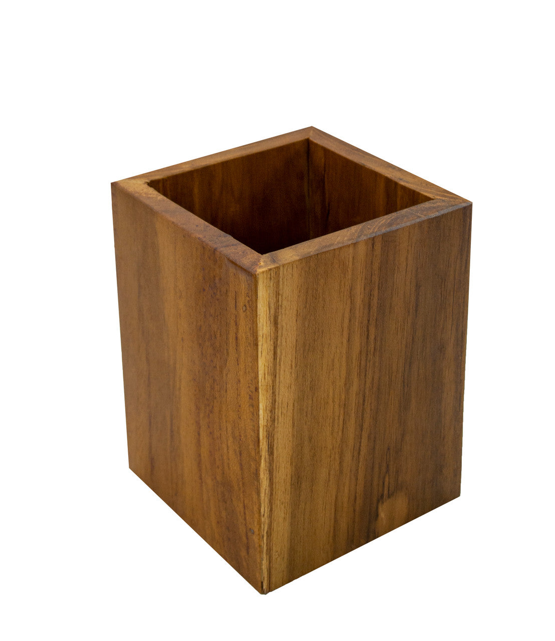 EcoDecors® Eleganto® 9 Piece Teak Wood Bathroom Amenities Set in EarthyTeak® Finish