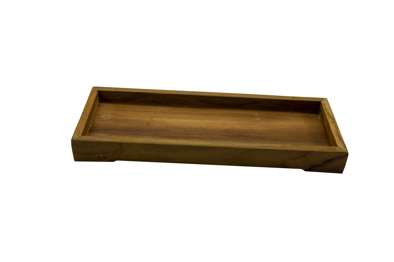 EcoDecors® Eleganto® 9 Piece Teak Wood Bathroom Amenities Set in EarthyTeak® Finish