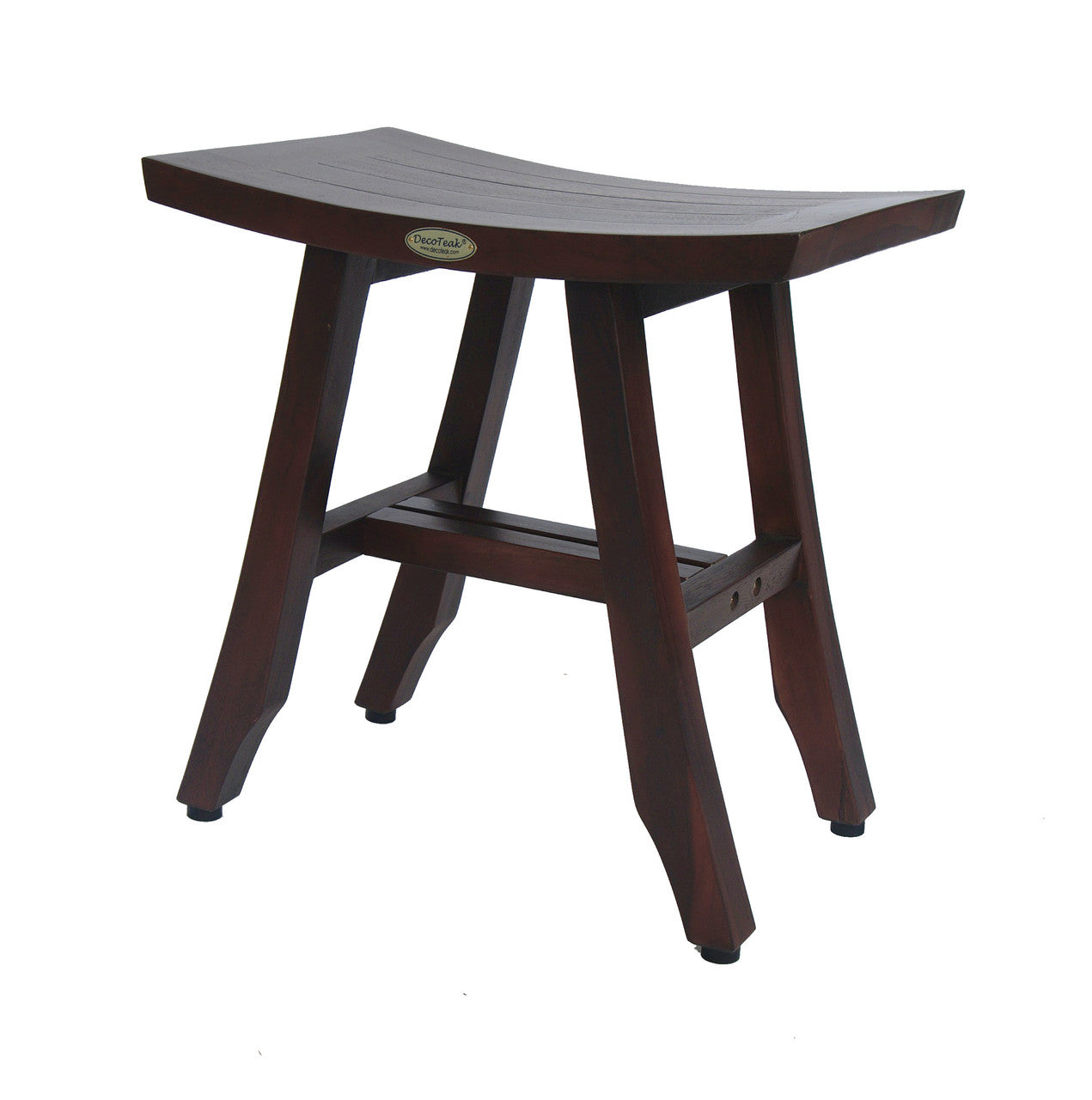 DecoTeak® Satori® 18" Teak Wood Shower Bench in Woodland Brown Finish