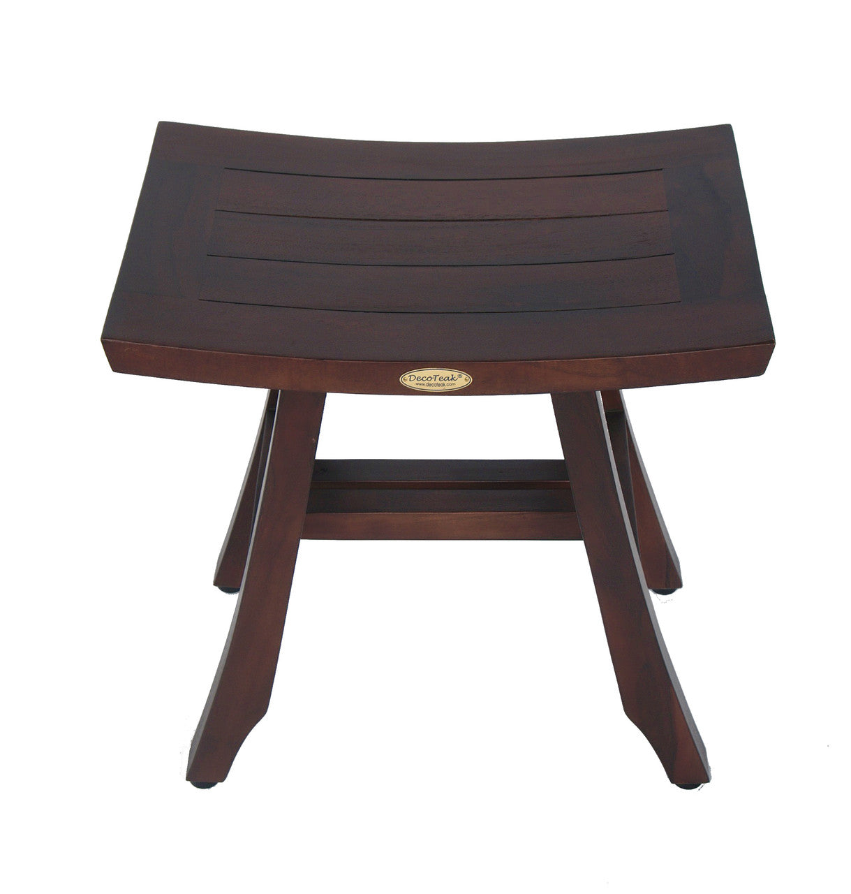 DecoTeak® Satori® 18" Teak Wood Shower Bench in Woodland Brown Finish