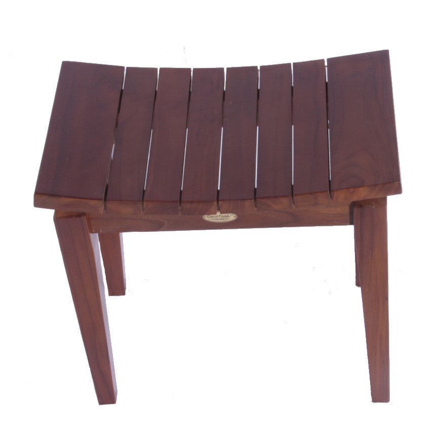 teak shower bench