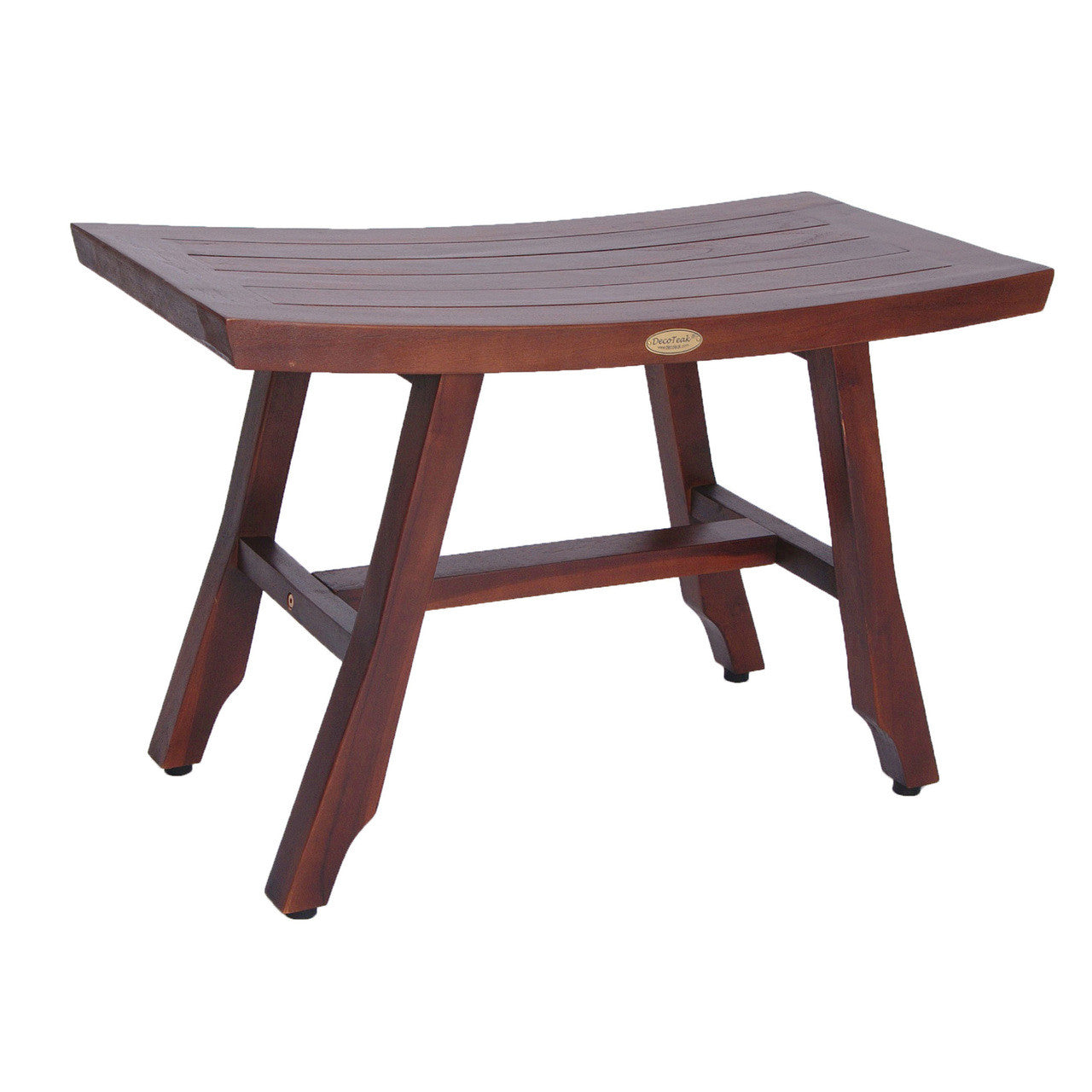DecoTeak® Satori® 28" Teak Wood Shower Bench in Woodland Brown Finish