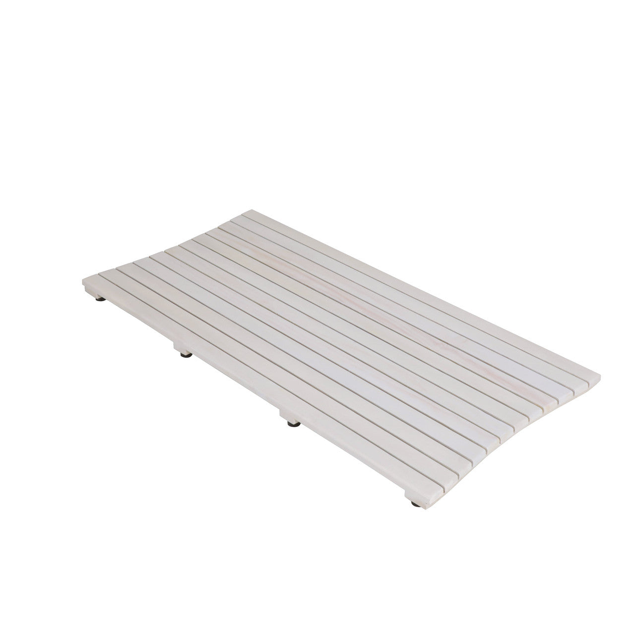 CoastalVogue® Eleganto® 40” Floor Mat in a White Driftwood Finish