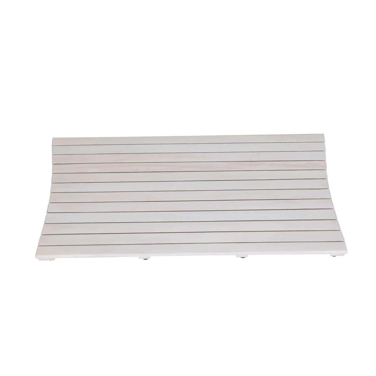 CoastalVogue® Eleganto® 40” Floor Mat in a White Driftwood Finish