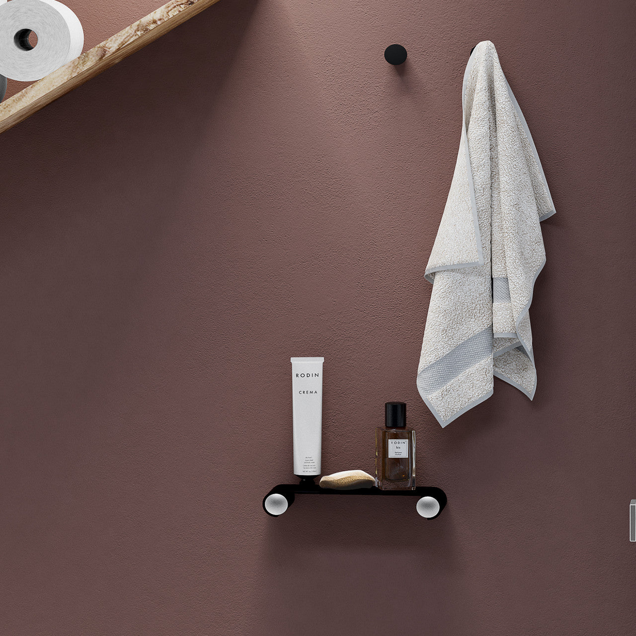 Elegancia family of Floating bath, bathroom. shower shelf