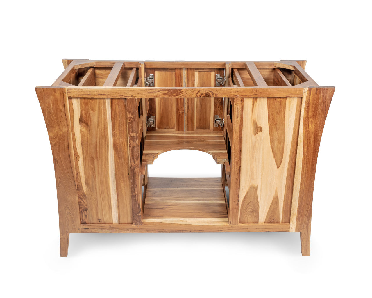 EcoDecors® Significado® 36" Teak Wood Free Standing Bathroom Vanity in EarthyTeak Finish