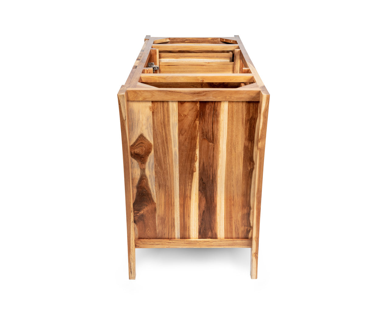 EcoDecors® Significado® 36" Teak Wood Free Standing Bathroom Vanity in EarthyTeak Finish