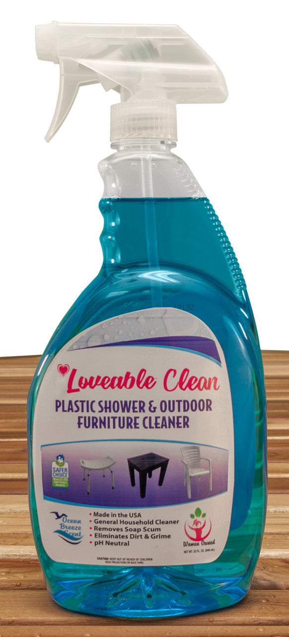 Loveable® Plastic and Shower Furniture Cleaner in 32 oz. Spray Bottle