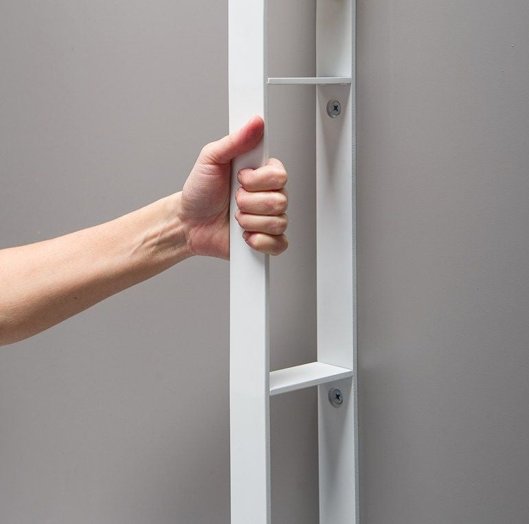 vertical shower shelf