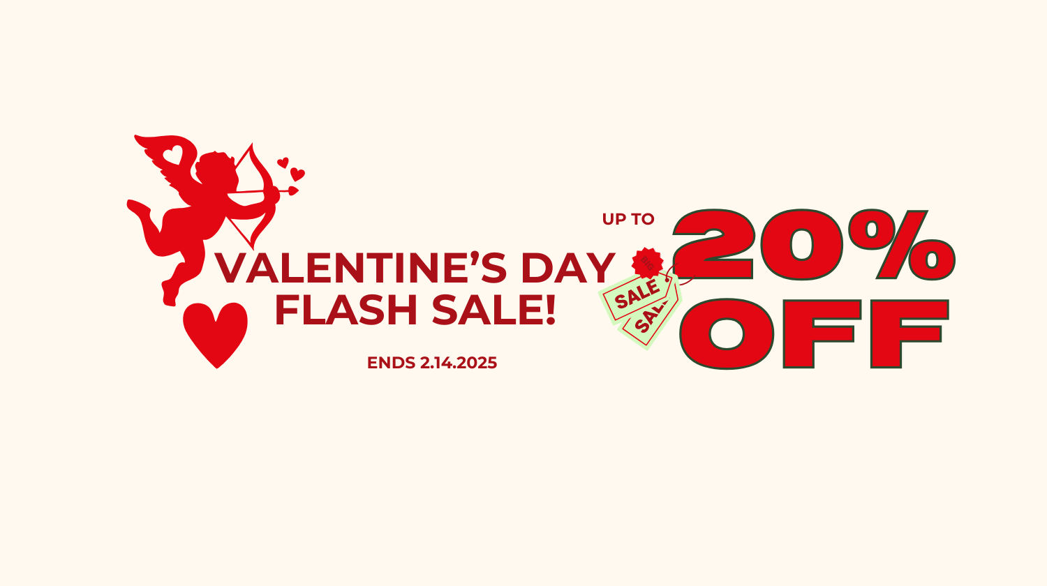 Valentines Day Flash Sale