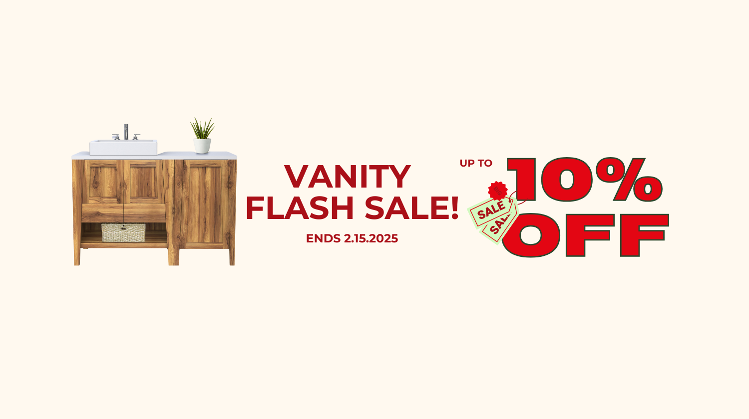 Vanity Flash Sale