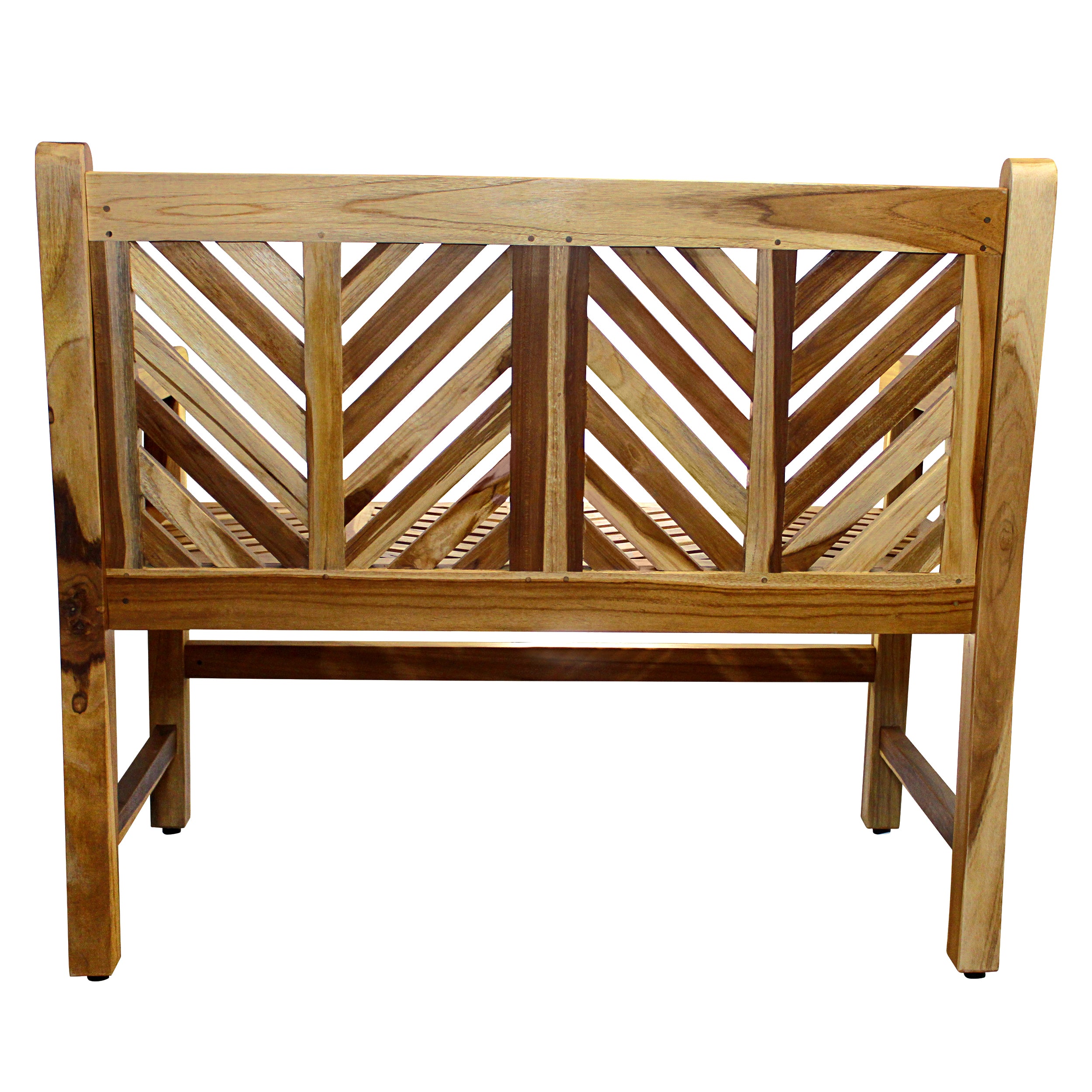 EcoDecors Eleganto 41" Teak Outdoor Garden Bench