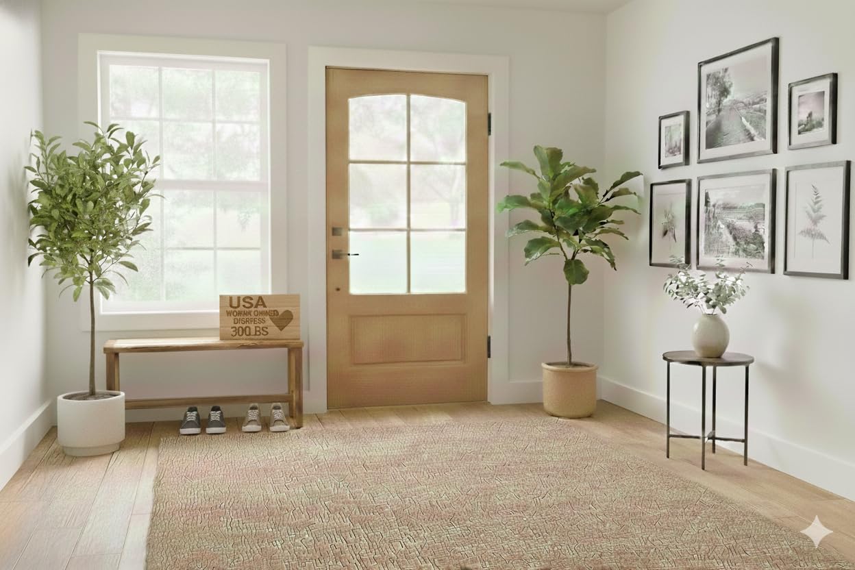 EcoDecors® Eleganto® 47" Teak Wood Shower Bench in EarthyTeak Finish