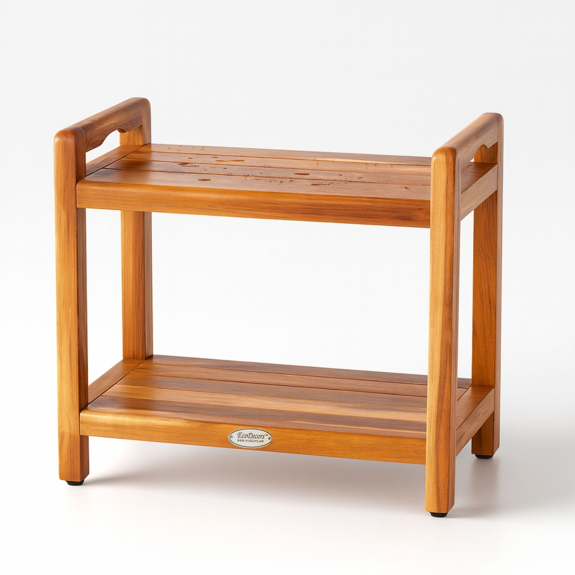 DecoTeak® Eleganto® 24” Extended Height Teak Shower or Bathroom Bench