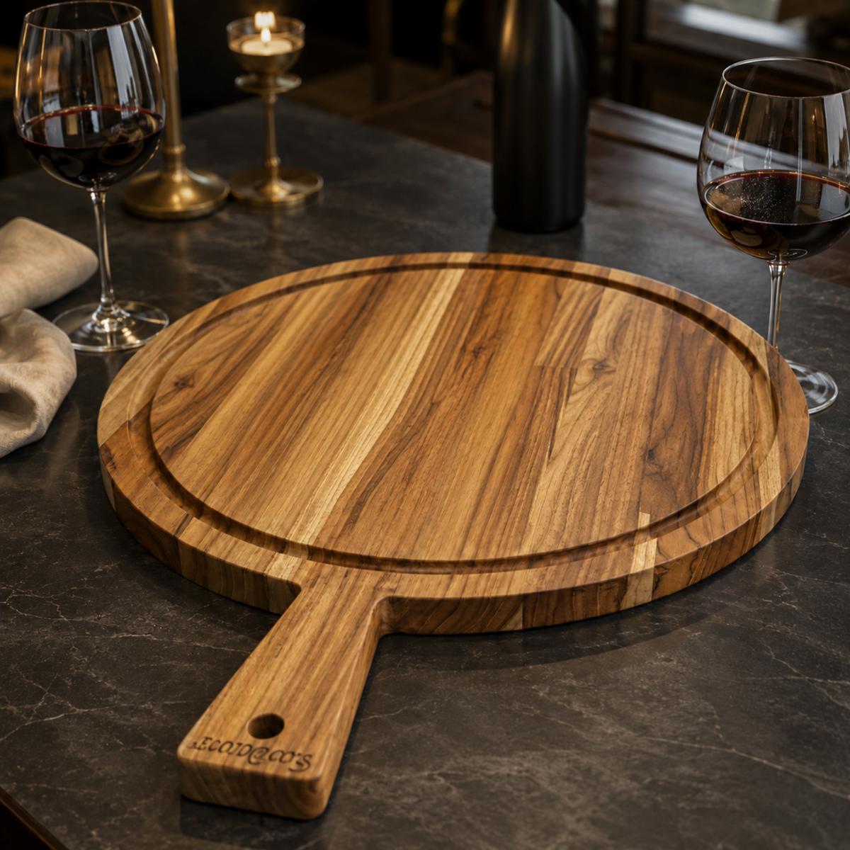 Pizza Style Charcuterie Board Large