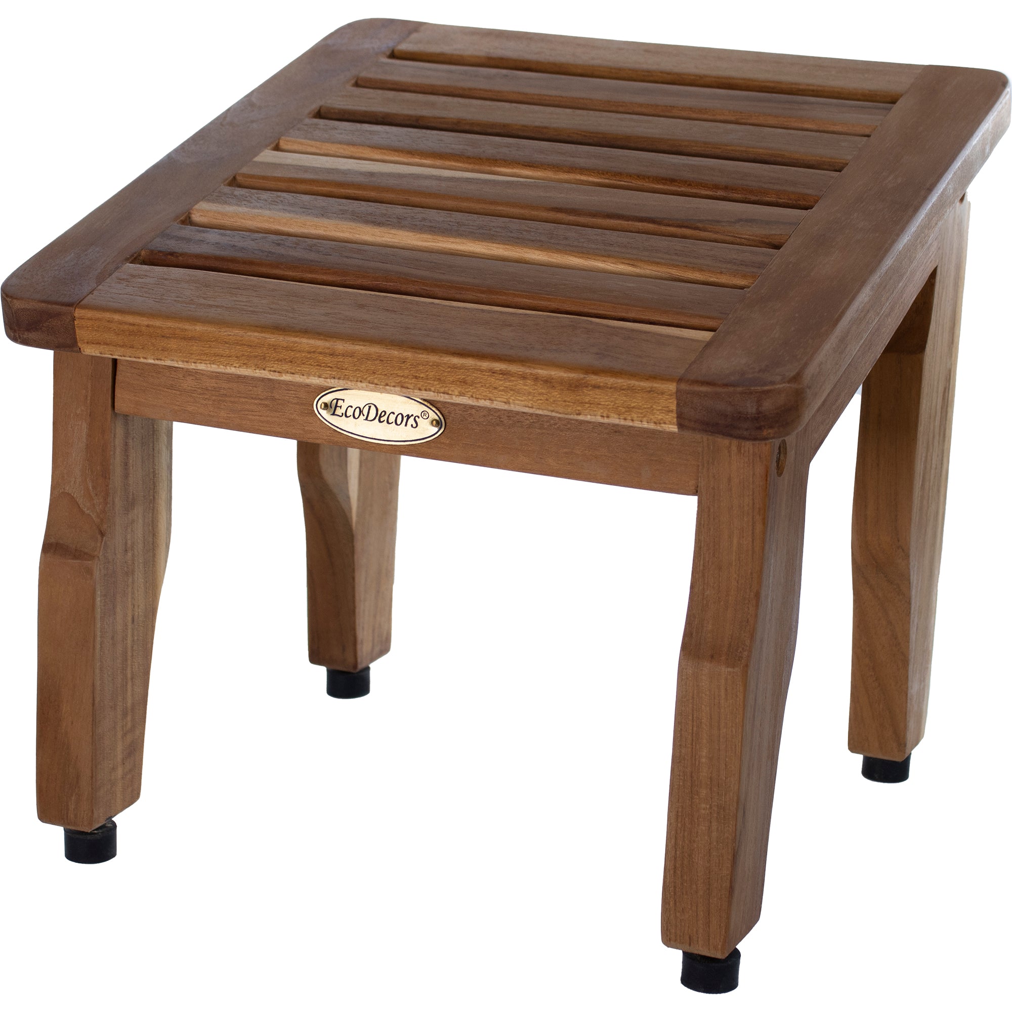 EcoDecors® Eleganto® 12” Teak Bathroom Shaving Foot Rest