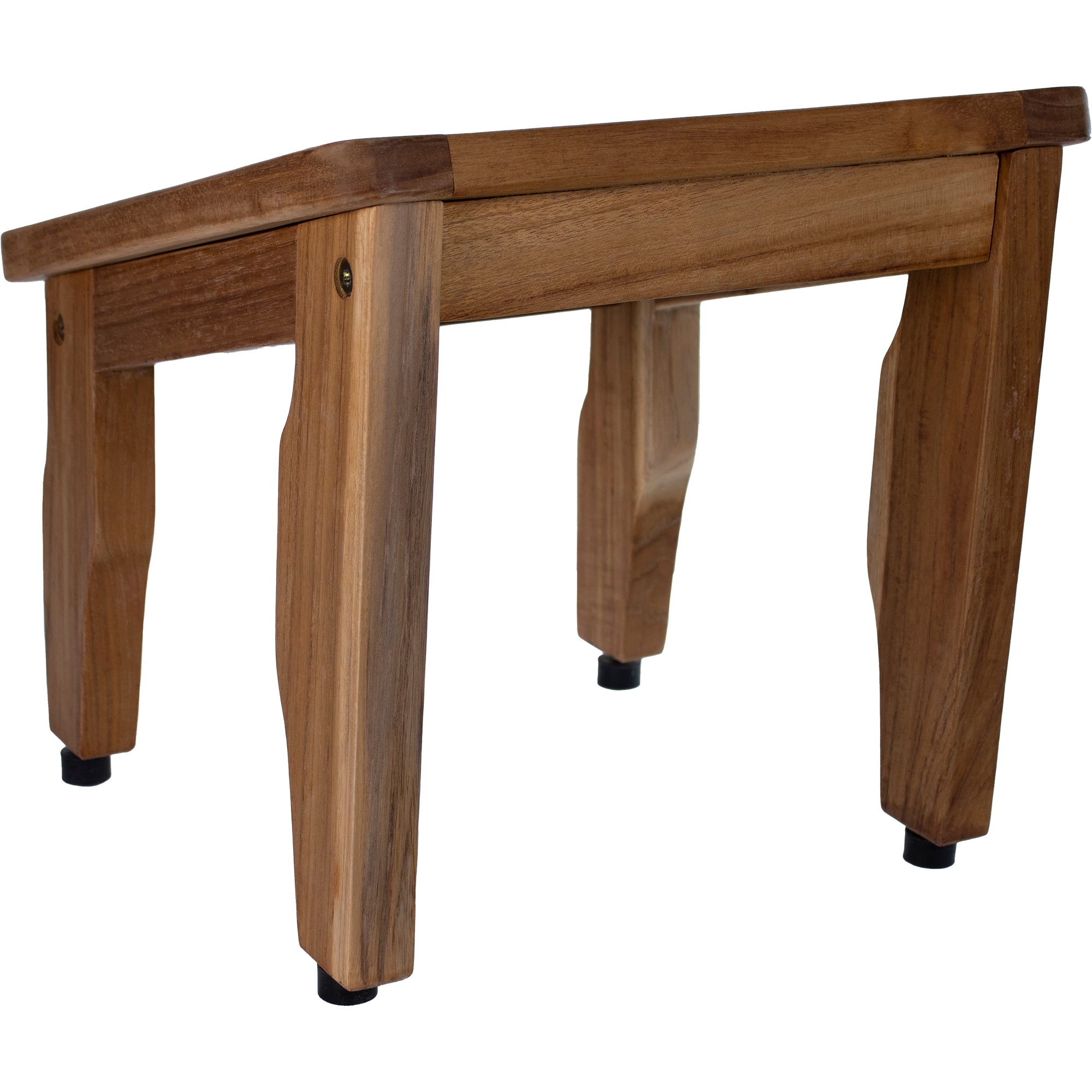 EcoDecors® Eleganto® 12” Teak Bathroom Shaving Foot Rest