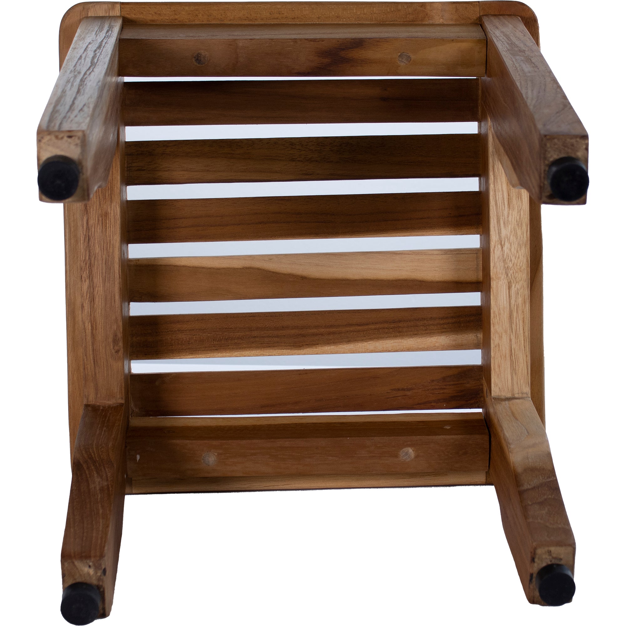 EcoDecors® Eleganto® 12” Teak Bathroom Shaving Foot Rest