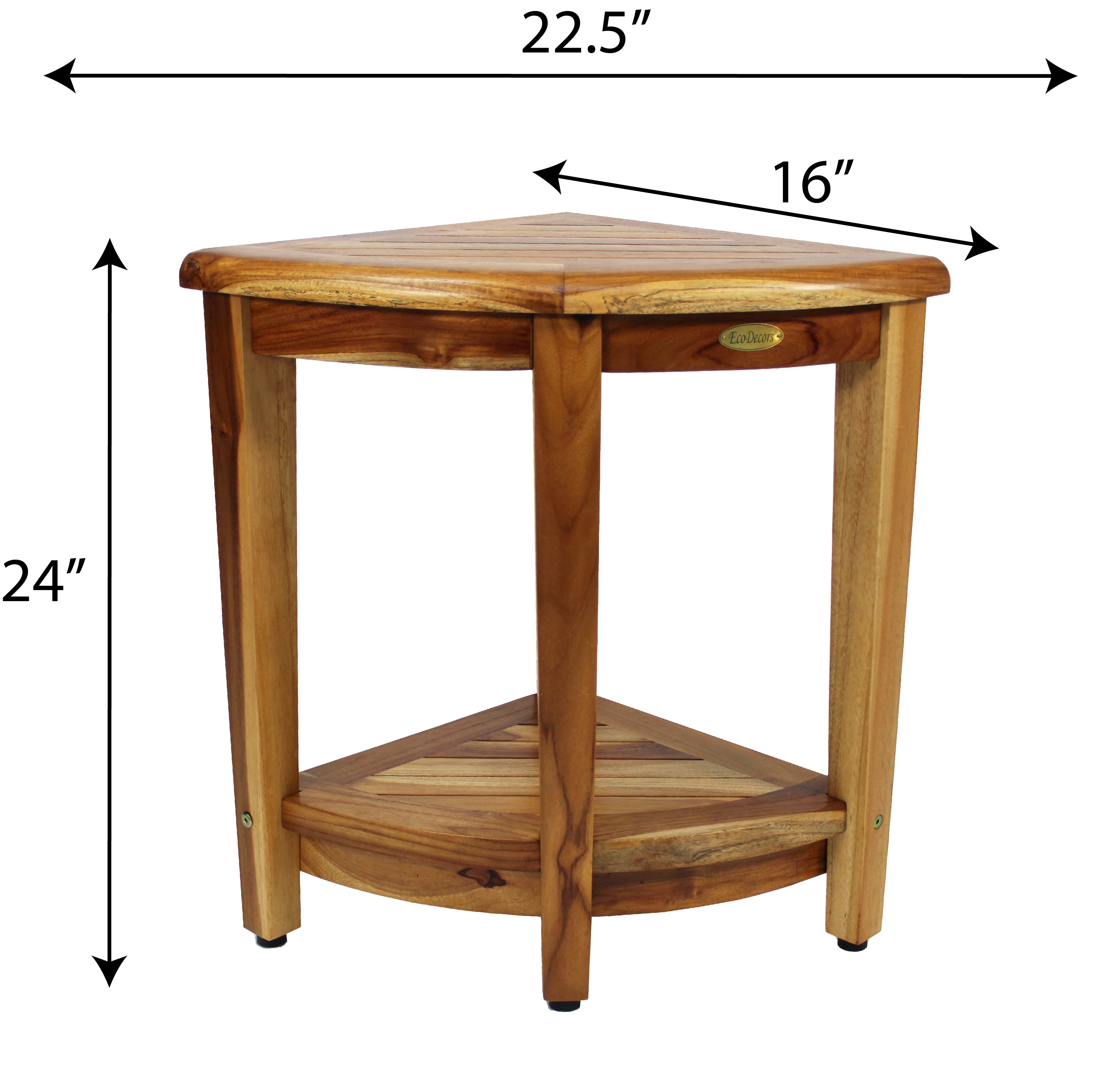 Corner discount stool table