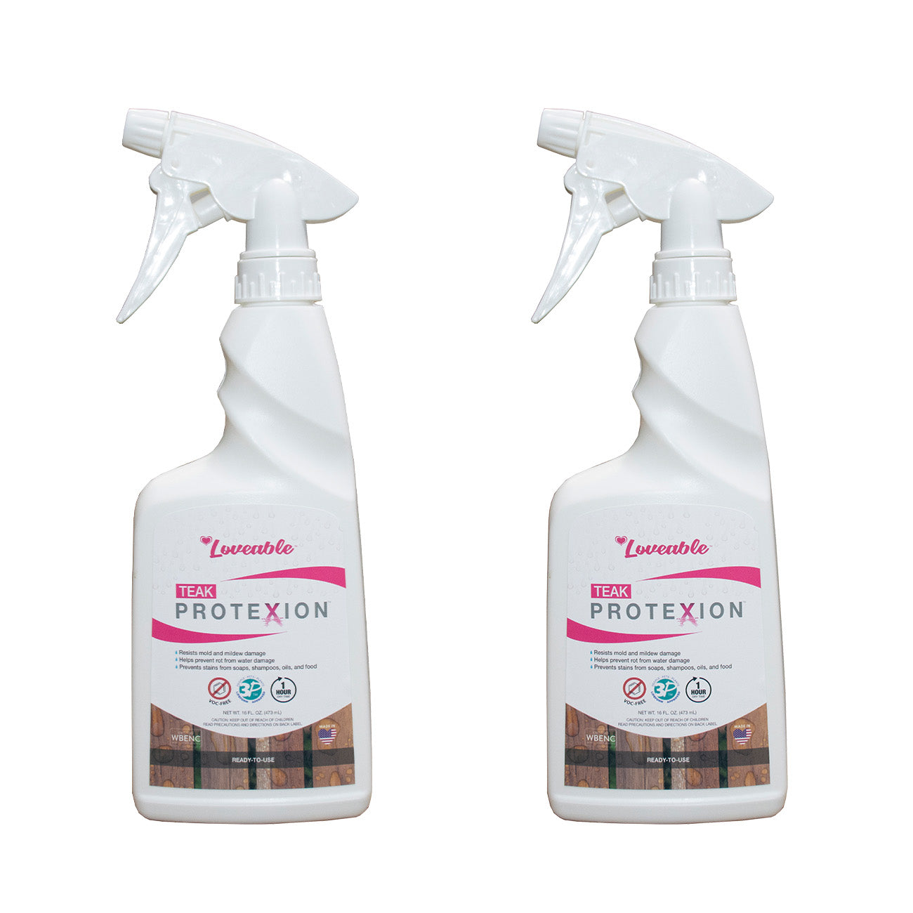 EcoDecors Loveable 16oz Teak Protexion Sealer Spray - 2 Pack