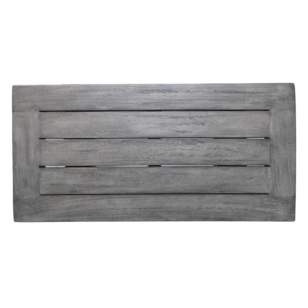 Coastal Vogue® Serenity® 24" Teak Shower Bench in Antique Gray Finish