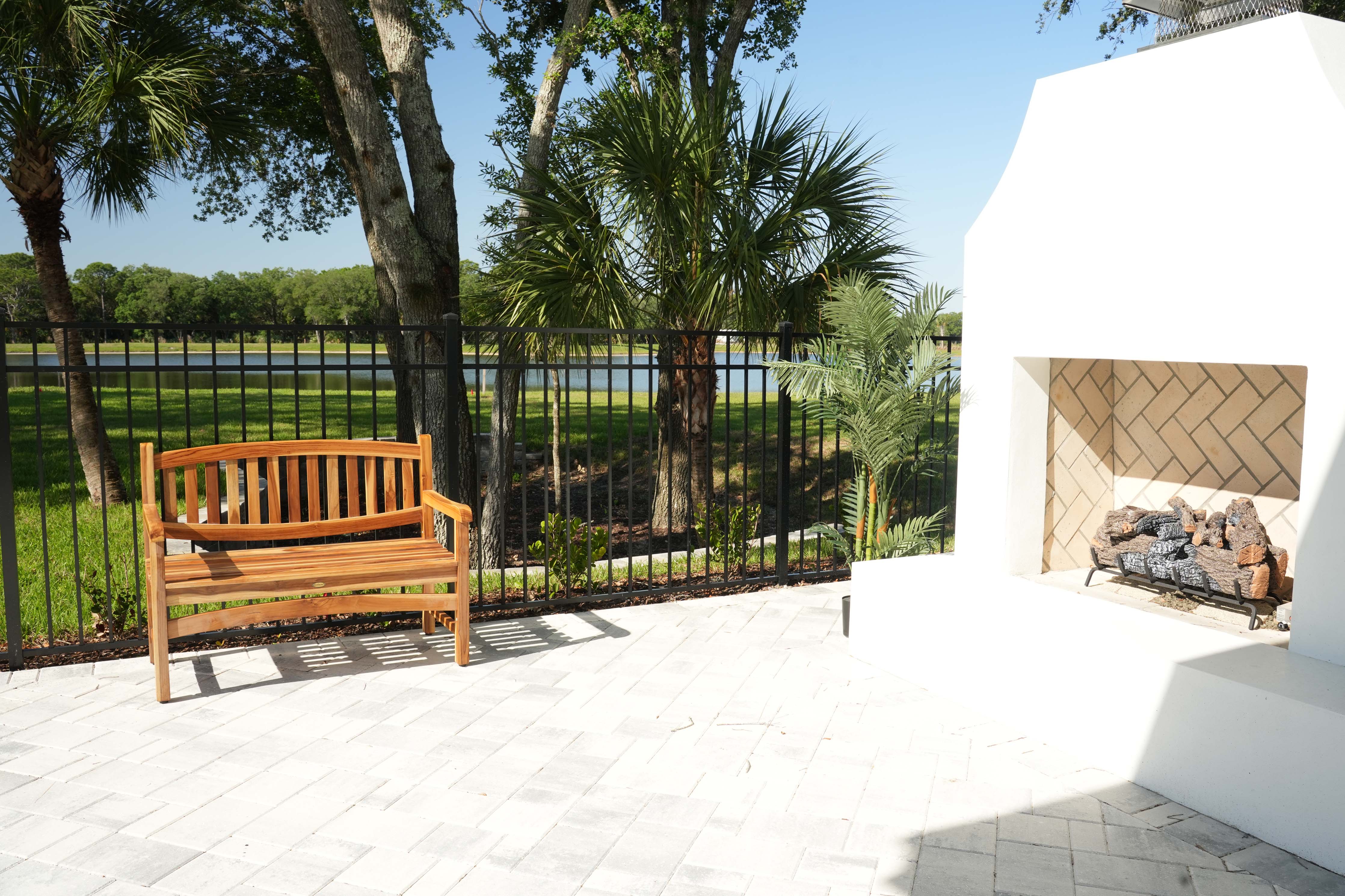 EcoDecors® Kent Garden 51" Teak Wood Outdoor Bench in EarthyTeak Finish