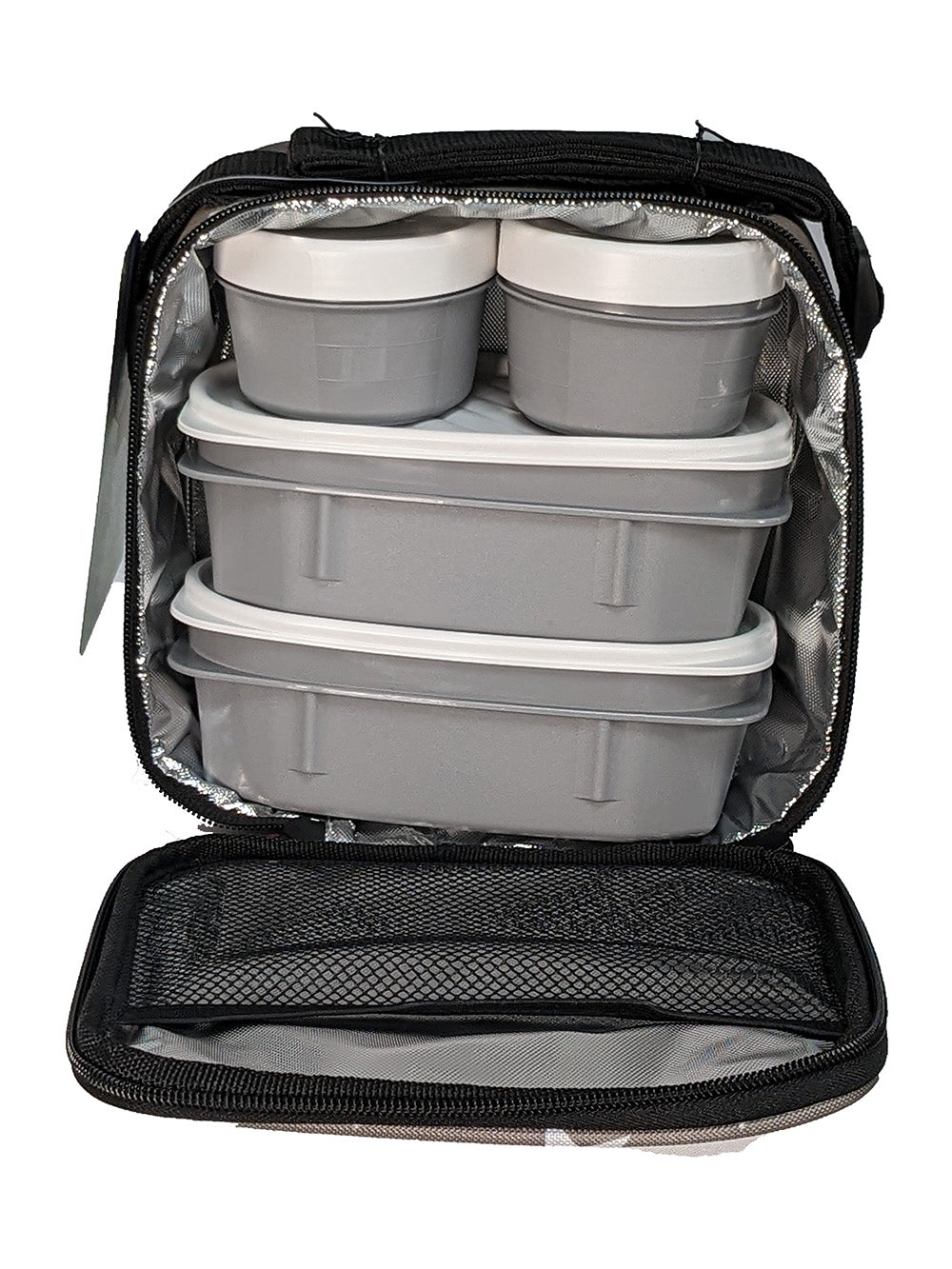 Tatay Grey Starred Lunch Box | Stylish & Leak-Proof, BPA-Free Design