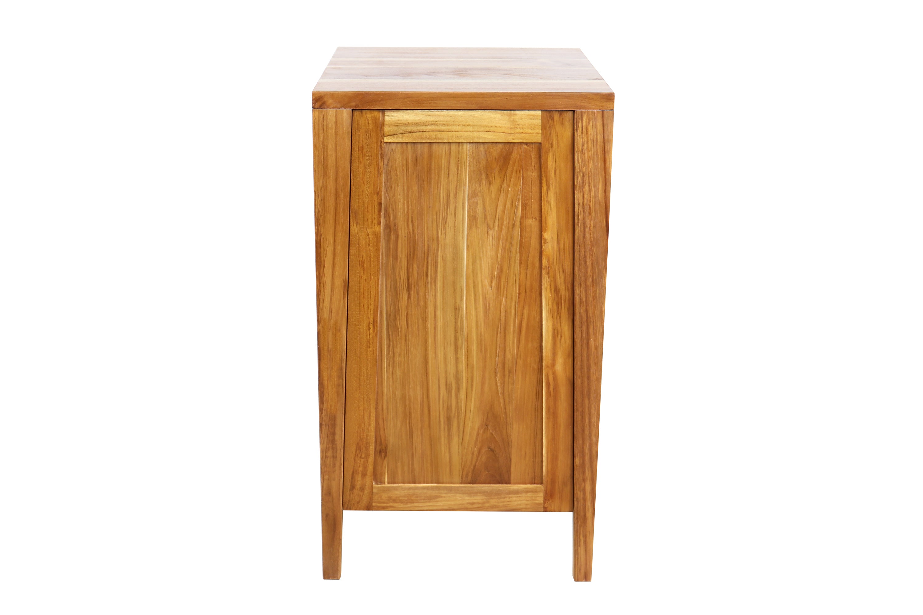 Significado® 30" Teak Wood Bathroom Vanity - Signifiacado® 18”L Modular Compact Side Vanity with Door- Significado® 24" x 35" Teak Wood Wall Mirror