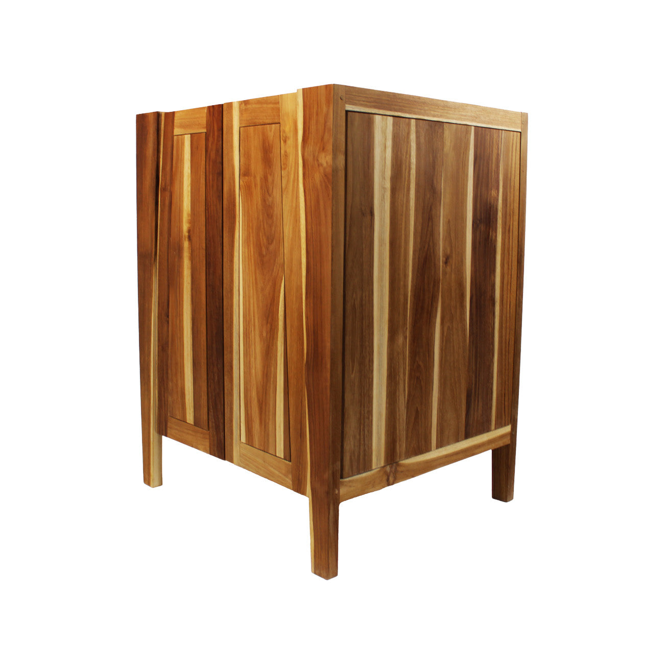 EcoDecors® Significado® 24" Teak Wood Free Standing Bathroom Vanity in EarthyTeak Finish