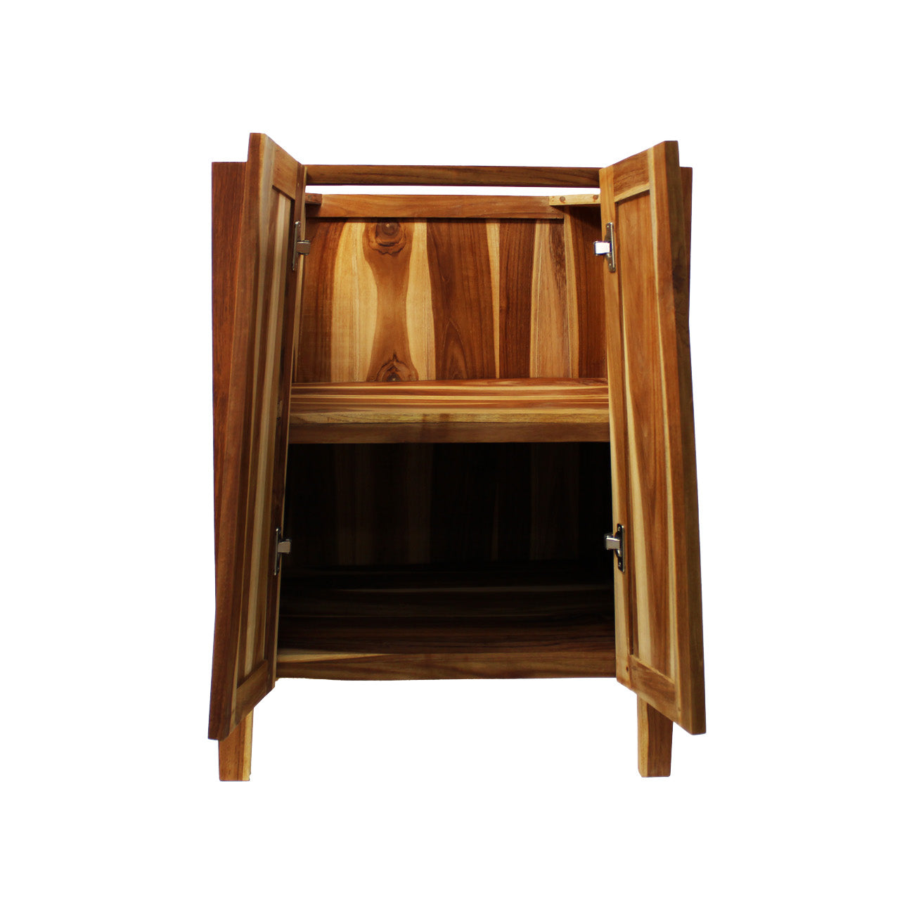 EcoDecors® Significado® 24" Teak Wood Free Standing Bathroom Vanity in EarthyTeak Finish