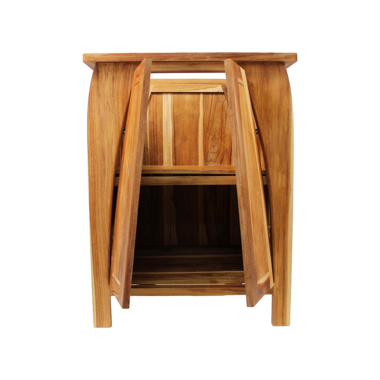 EcoDecors® Tranquility® 24" Teak Wood Free Standing Bathroom Vanity in EarthyTeak Finish