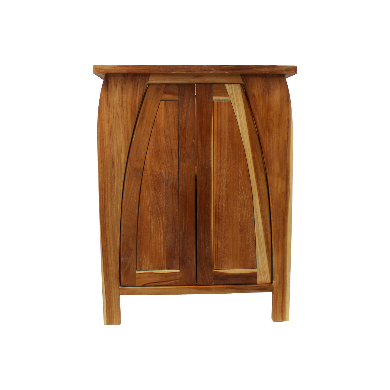 EcoDecors® Tranquility® 24" Teak Wood Free Standing Bathroom Vanity in EarthyTeak Finish